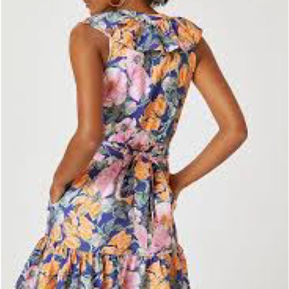 Anthropologie Floral Wrap Dress - Picture 3 of 13